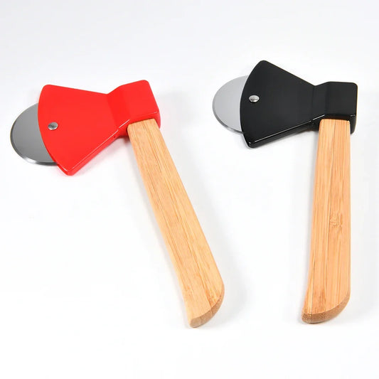 Axe Bamboo Pizza Cutter